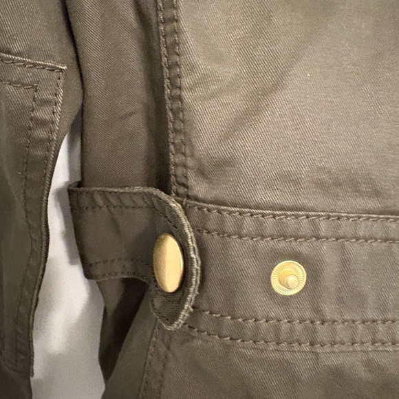 J. Crew Downtown Field Jacket Mossy Brown Olive Size Small Petite - Picture 9 of 17